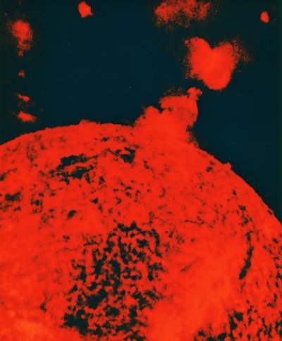 Sonneneruption - zusätzlich zur Abgabe von Licht und Wärme sendet die Sonne während Sonneneruptionen Wolken von Partikeln und andere Emissionen aus. von National Aeronautics and Space Administration National Aeronautics and Space Administration